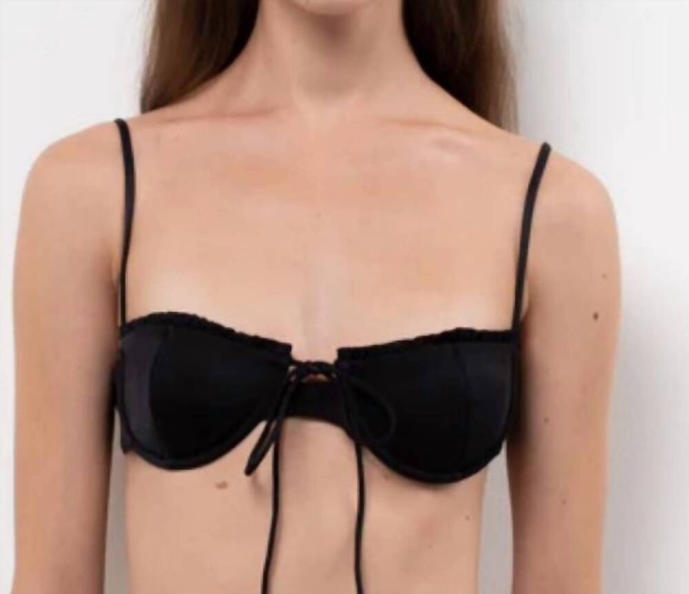 NEW BELLE ANNA women's amour top in black
